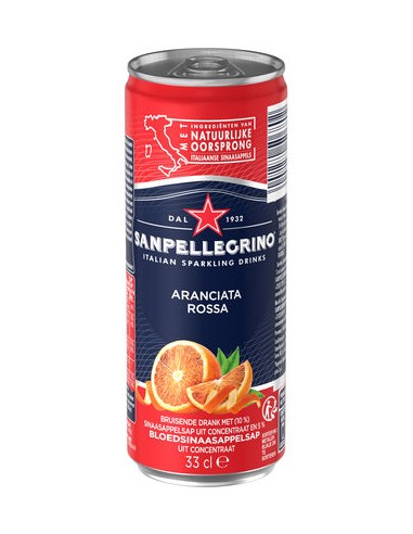 San Pellegrino Aranciata Rossa 33CL CANS