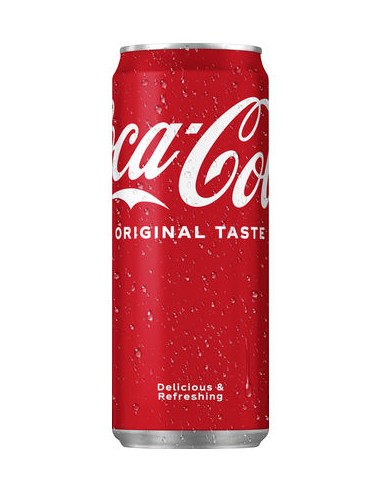 COCA COLA SLEEK CANS 33CL - 24