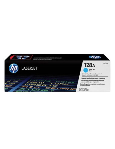 HP cartouche laser 128A bleu cyan