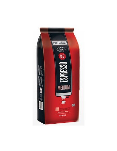 D-E ESPRESSO COFFEE MEDIUM ROAST 1KG  CAFE GRAINS-1X