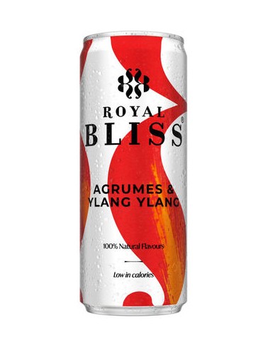 ROYAL BLISS  AGRUMES YLANG YLANG  SLEEK CANS 25CL - 4X6