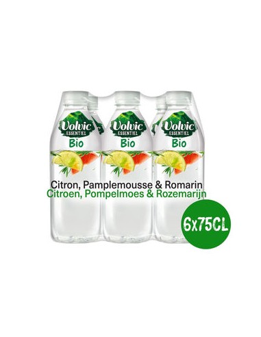 Volvic Bio Agrum Romarin 75CL 1x6 (sur commande)