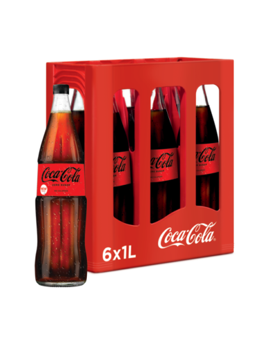 Coca Cola ZERO 1L VERRE-1x6