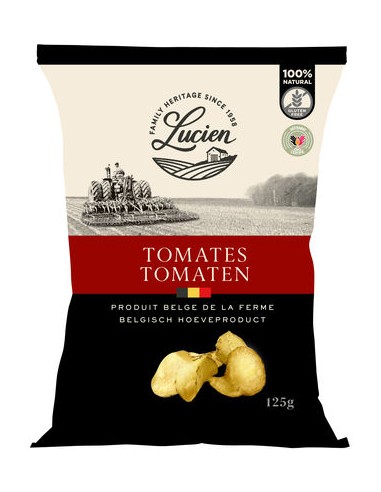 LES CHIPS DE LUCIEN TOMATES BASILIC 125GR - 20