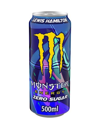 MONSTER ENERGY LEWIS HAMILTON ZERO SUGAR CANS 50CL - 24