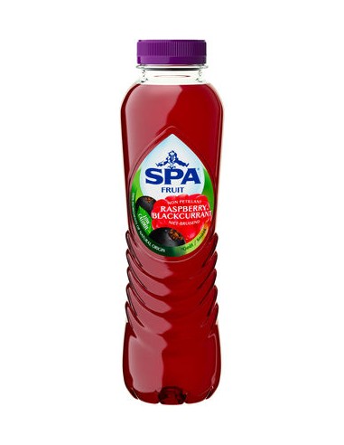 SPA FRUIT STILL RASPBERRY-BLACKCURRANT PET 40CL  4X6