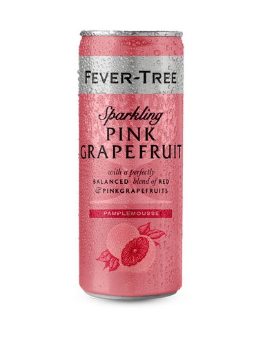 FEVER TREE SPARKLING PINK GRAPEFRUIT CANS 25CL - 12