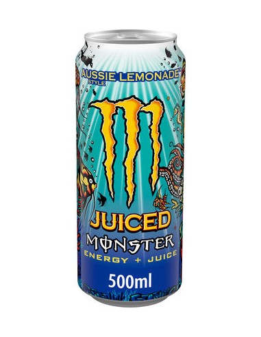 MONSTER ENERGY JC AUSSIE STYLE LIMONADE CANS 50CL - 24