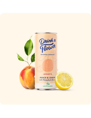 Drink a Flower Pêche, citron et fleur de Honeybush 24x25CL