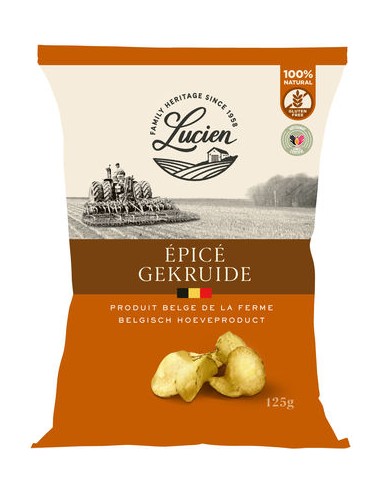 LES CHIPS DE LUCIEN SAVEUR EPICEE 125GR