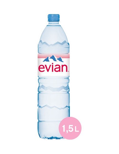 Evian Maxi 1,5L PET 2x6