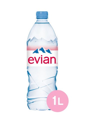 Evian 1L PET 2x6