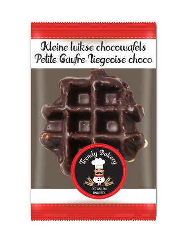 GAUFRE LIEGEOISE CHOCO 1P 60GR - 1x30pcs