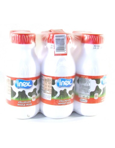 INEX LAIT ENTIER PET BOUCHON À VIS 6X500 ML