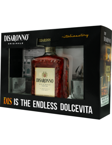 Disaronno Amaretto + 2 Verres 28° 0.7L-1X