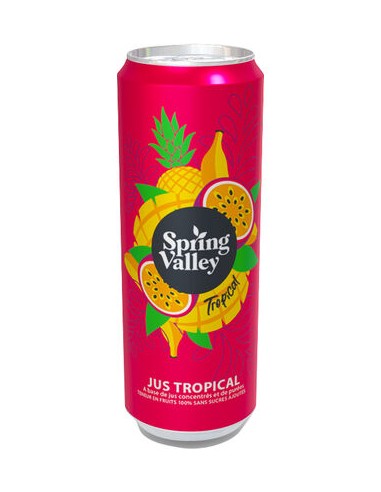 Cans Spring Valley Tropical 33CL (1X24)