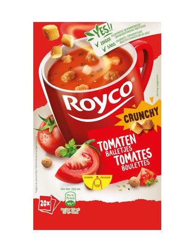 ROYCO CRUNCHY TOMATES BOULETTES - 20X