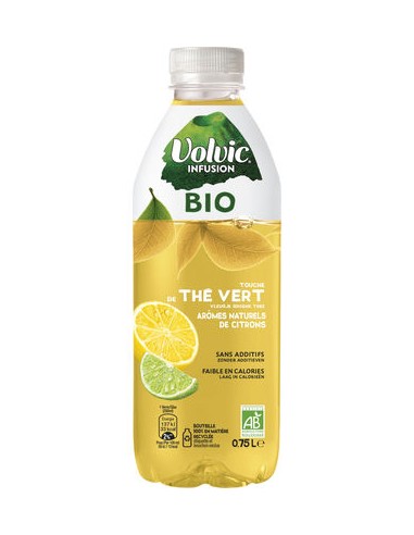 VOLVIC INFUSION BIO THE CITRON PET 75CL - 6