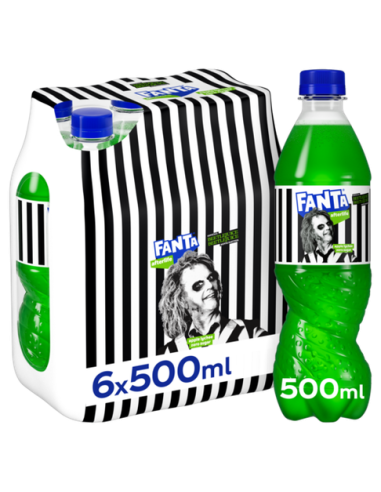 Fanta Zero Apple Lychee Beetlejuice PET 1x 6 x 0.5L