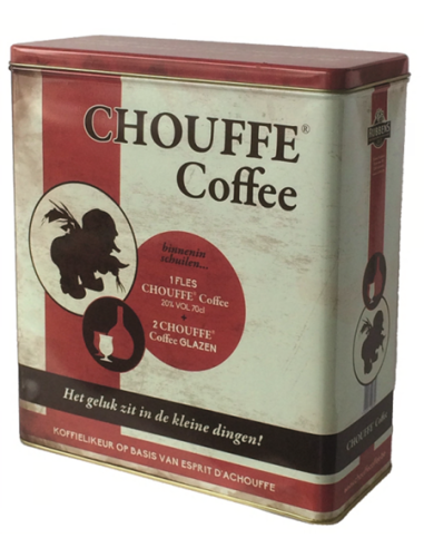 Chouffe Coffee  coffret + 2 Verres  0.7L-1x