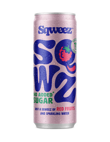 SQWZ Red Fruit Bio 25CL Cans